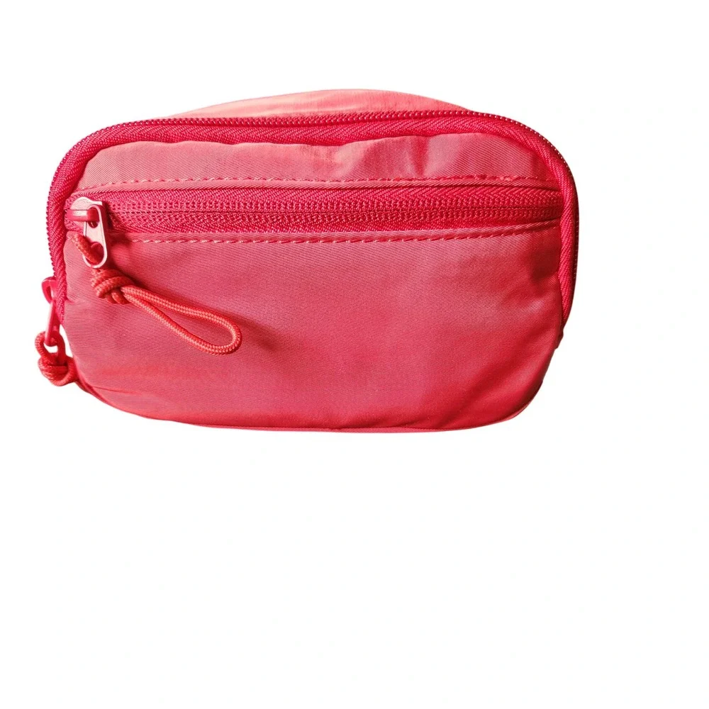Unbranded Belt Bag Kids OS Pink Red Excellent Adjustable Strap Nylon Fanny Pack